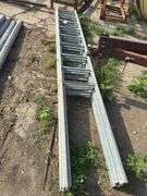 5 sections bin ladders 12ft long, 9 rungs