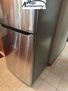 LG Smart Inverter Refrigerator with Freezer on top. Model LTCS24223S/03