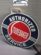 Studebaker Authorized Service sign - porcelain type