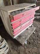 7 draw wood cabinet 4ft L x2ft D x 39" T