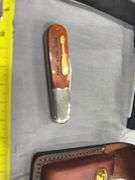 2 pocket knives-Cutco with sheath & Barlow