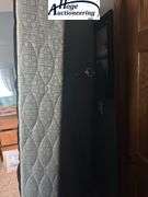 Mattress, box spring and frame