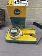 3 items. Dad's Garage decorative cast bottle opener, Taylor Navigator Compass in original box, Iowa 