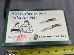 1996 Mac Tools by Bear MGC Cutlery 2-pc Father and Son