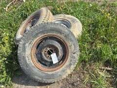 3 tires w/rims. 2-7.00-15LT, 1- LT235/85R16