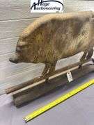 Pig decor - tin