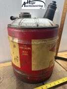 D-X Motor Oil can (5 gallon)