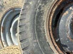 3 tires w/rims. 2-7.00-15LT, 1- LT235/85R16