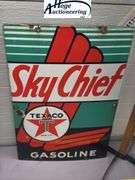 Texaco Sky Chief sign - porcelain style