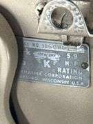 1955 Mercury Mark 6 outboard motor, 2.5 gal gas tank, (stand not included)
