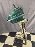 1955 Mercury Mark 6 outboard motor, metal 2.5 gal tank (stand not included)