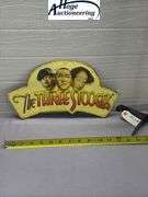 The Three Stooges sign - tin