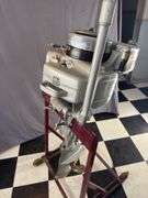1939 Evinrude Sport Four outboard motor w/stand