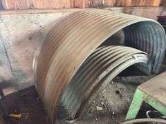 Galvanized bin rings, 33" T x 7ft &  11ft