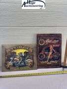 American Heritage Live the Legend & Sturgis Bike Week signs - tin