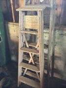 2- woods, step ladders- 5ft & 7ft