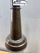 Glass oil bottle - Harley-Davidson Motorcycles (one liquid quart). The Master Mfg. Co.