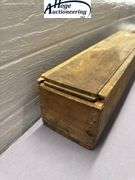 4 Chimfex Chimney Fire Extinguishers wooden box with sliding lid. Other text include on box - Signal