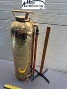 Copper fire extinguisher. General Model Quick AId Fire Guard. The General Detroit Corp.
