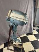 1959 Evinrude weedless outboard motor (stand not included)