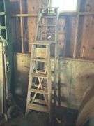 2- woods, step ladders- 5ft & 7ft
