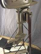 1957 Evinrude Ducktwin outboard motor (stand not included)