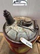 D-X Motor Oil can (5 gallon)