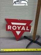 Royal sign - porcelain style
