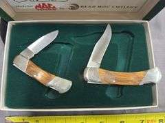 1996 Mac Tools by Bear MGC Cutlery 2-pc Father and Son