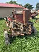 Antique wagon width and gate seeder