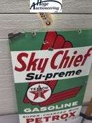 Texaco Sky Chief sign - porcelain type