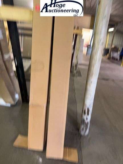 PAIR OF POST WRAPS, APPROX 8" SQUARE, ONE MONEY, TAX APPLIES