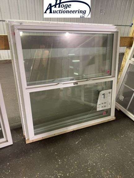 MONEY X 2--WINDOW, 47"W X 47", 1 BROKEN GLASS, TAX APPLIES