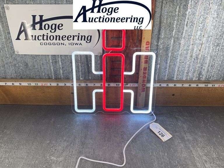 IH NEON LED LIGHT SIGN, 11.5T X 11W