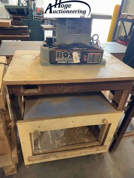 Boss Rtv Sander BOSS BENCH OSCILLATING SPINDLE SANDER - Hoge Auctioneering LLC
