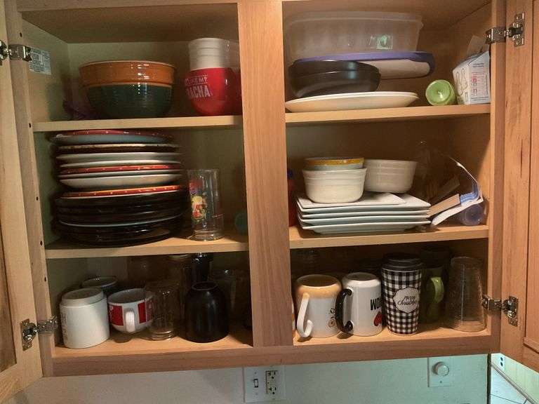 Contents of cabinet