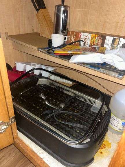 Contents of lower cabinet