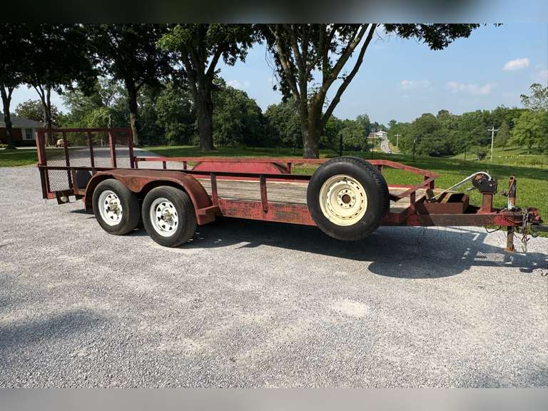 5’x14’ Bumper Hitch Flatbed Trailer