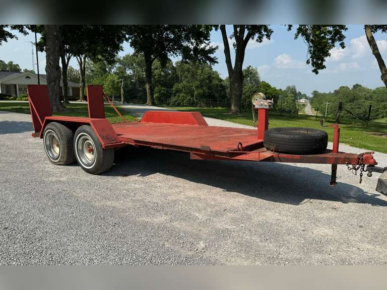 6’x14’ Bumper Hitch Flatbed Trailer