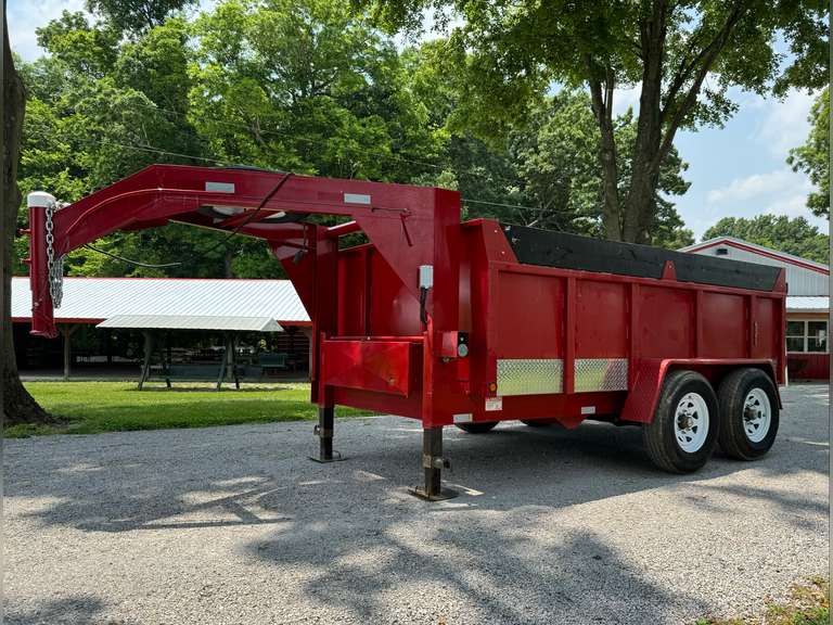 12’ Gooseneck Dump Trailer