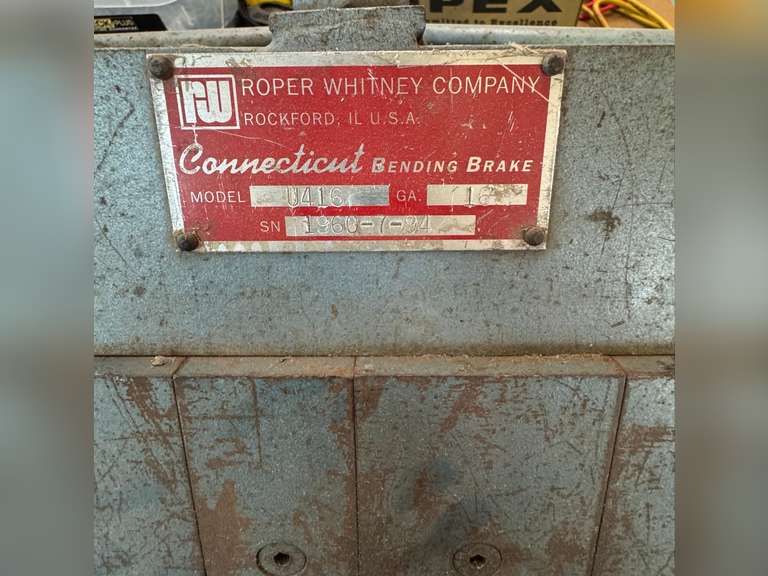 Roper Whitney Company Box & Pan Brake