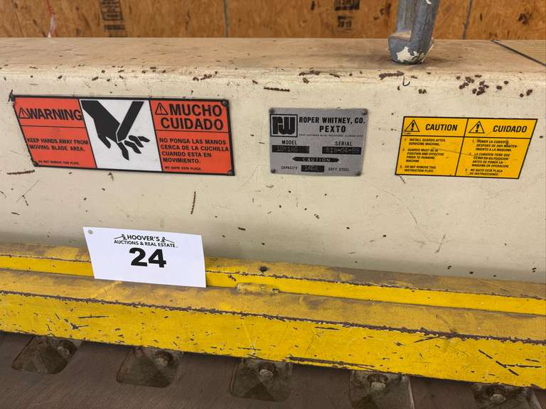 Roper Whitney, Co. Sheet Metal Shear