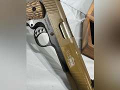 2018 Friends of NRA Gun of the Year: Kimber Custom ll .45 ACP and Silver Stag Knife with Display Cas