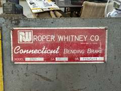 Roper Whitney 10ft Hand Bending Brake