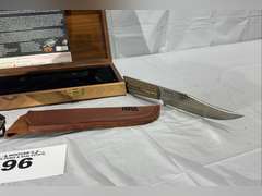 2018 Friends of NRA Gun of the Year: Kimber Custom ll .45 ACP and Silver Stag Knife with Display Cas