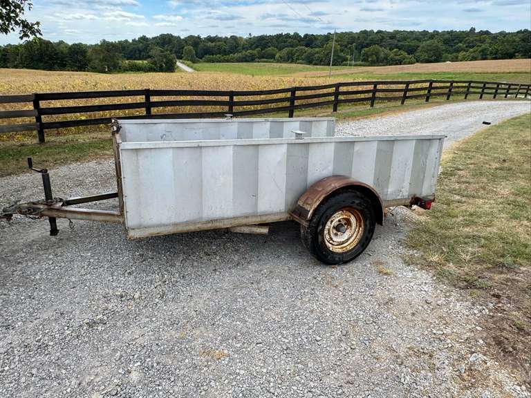 6’x10’ Bumper Hitch Flatbed Trailer