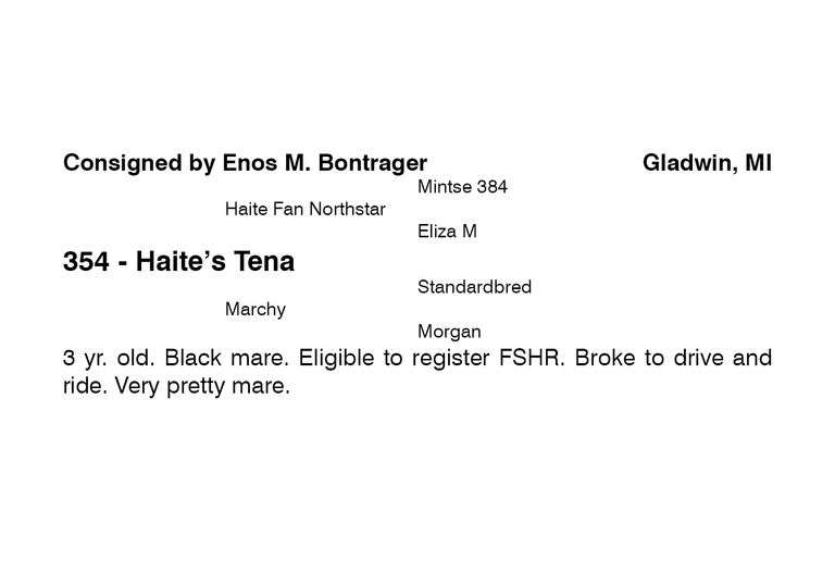Haite’s Tena