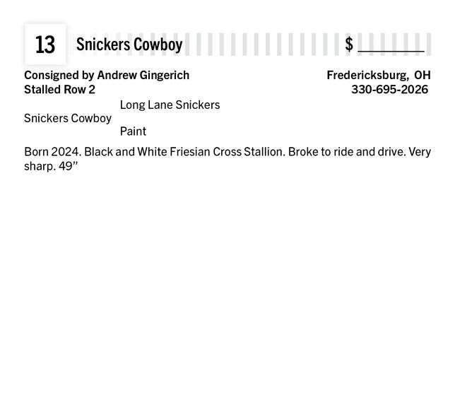 Snickers Cowboy