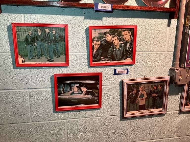 Wall hangings: Lords of Flatbush stills, framed