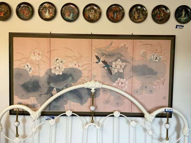 Wall hanging: 4-panel screen